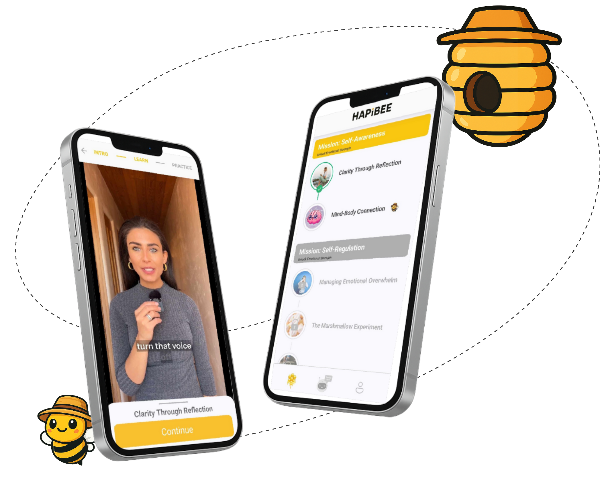 HAPiBEE App Mockup
